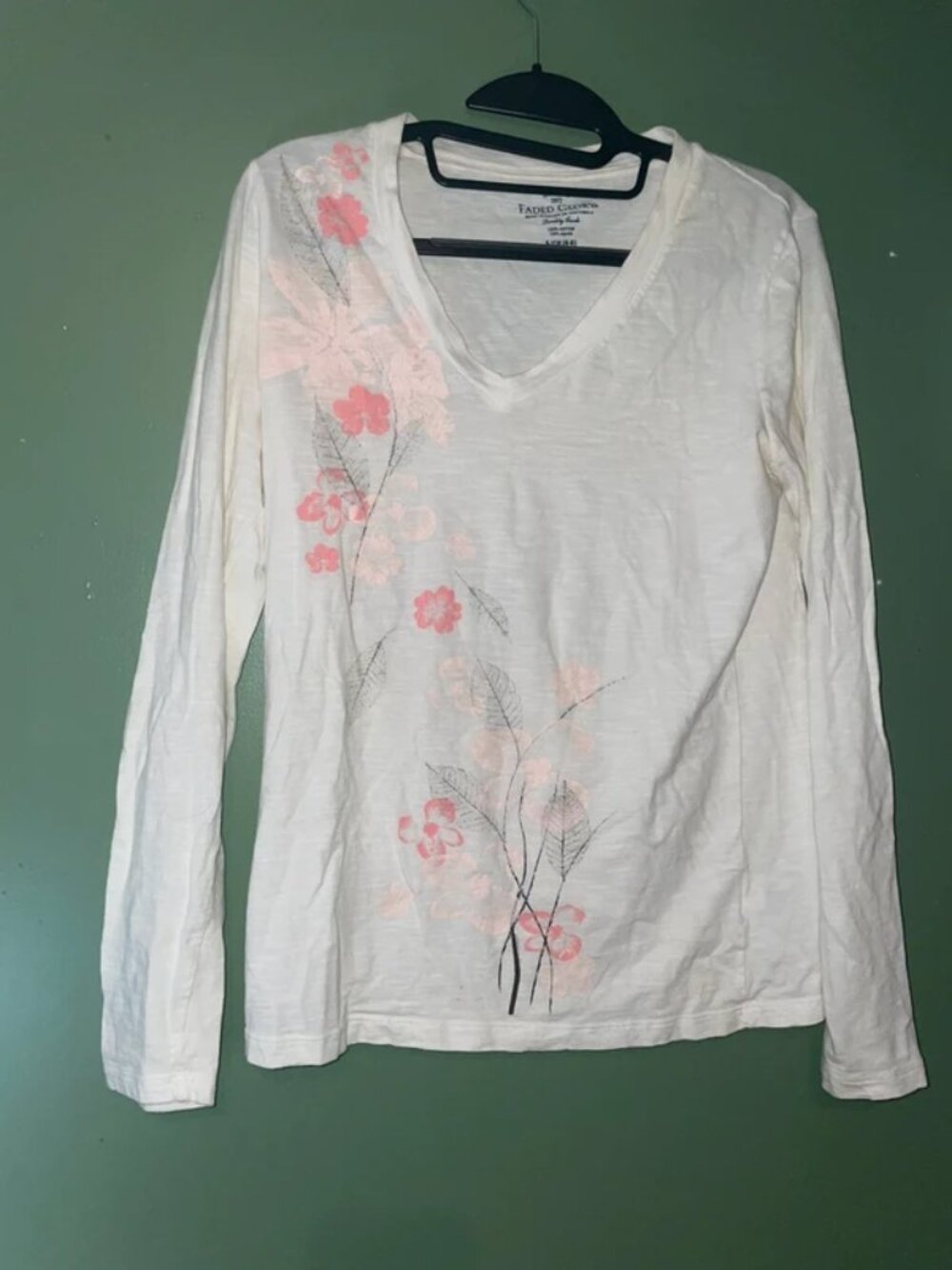 White long sleeve shirt